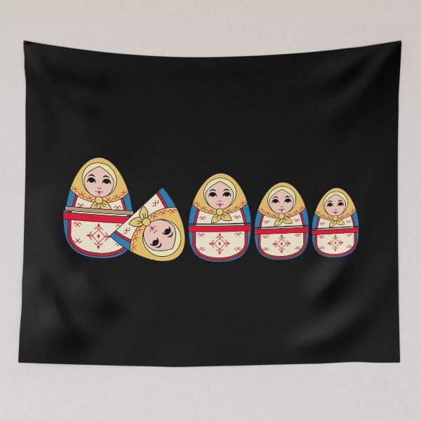 Item preview, Matryoshka doll T-shirt designed and sold by emphatic.