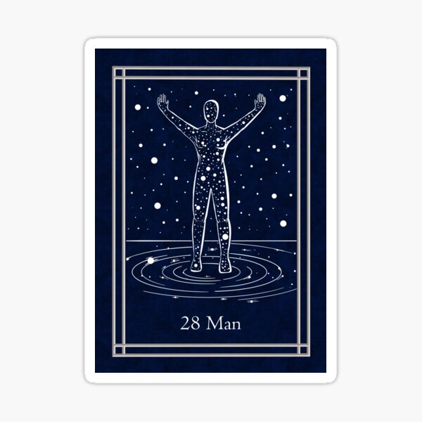 Item preview, Blue Night Lenormand: man designed and sold by Adriana Juarez.
