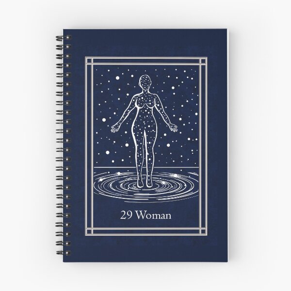 Item preview, Blue Night Lenormand: woman designed and sold by Adriana Juarez.