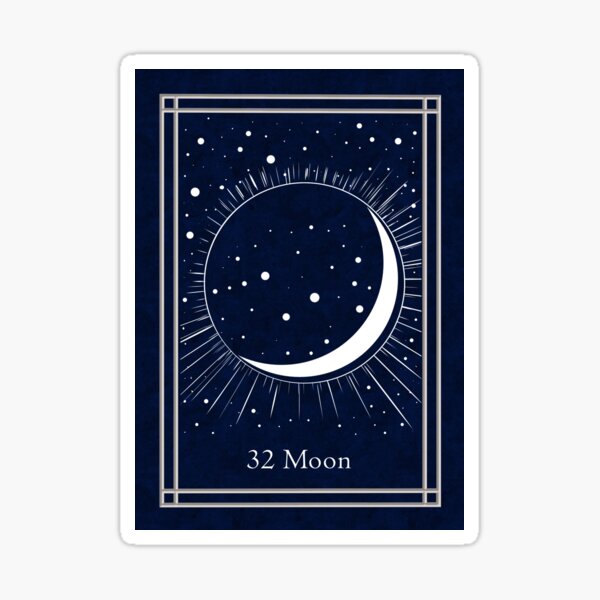 Item preview, Blue Night Lenormand: moon designed and sold by Adriana Juarez.