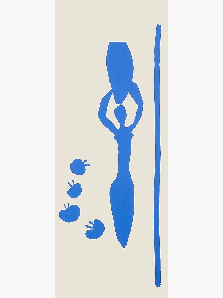« Henri Matisse, Femme à l & amp; # 39; amphore 1952, Woman with amphora Blue Artwork, Hommes, Femmes, Jeunes » par clothorama