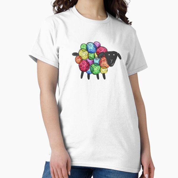Item preview, rainbow sheep designed and sold by Ruth Blohm-Hunter.