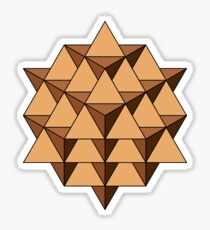 64 Tetrahedron 001 Sticker