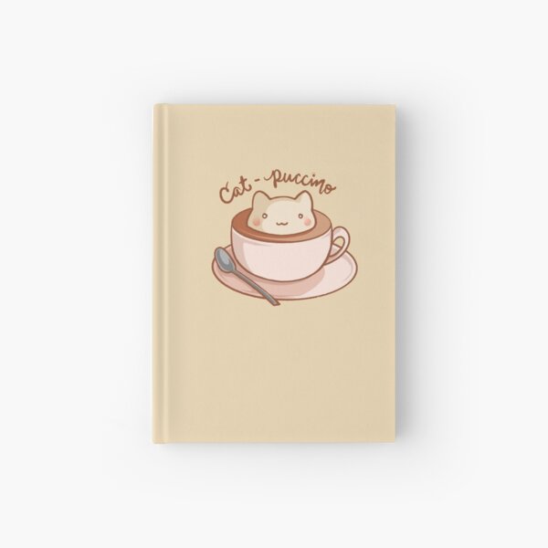 Cat-puccino Hardcover Journal