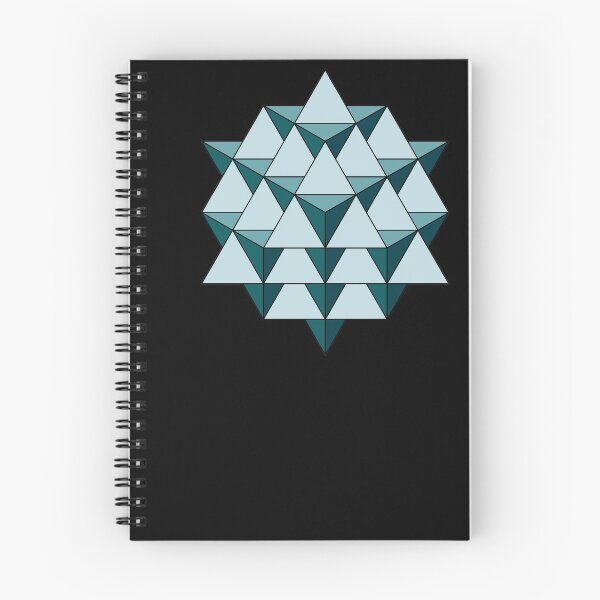 Item preview, 64 Tetrahedron - Cool Blues designed and sold by Rupert Russell.