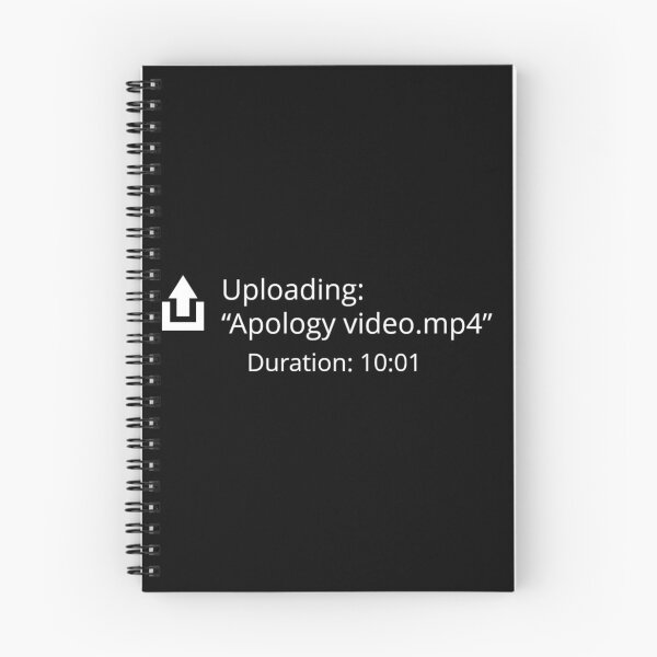 Item preview,  Youtuber Apology video - White designed and sold by raosnop.