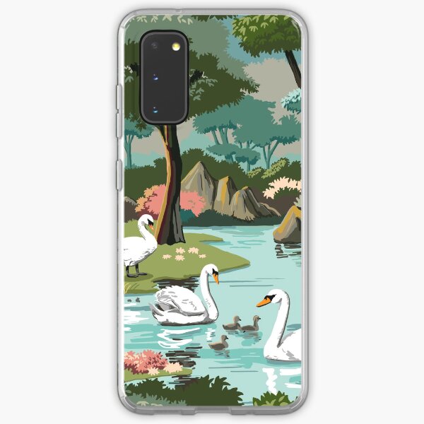 Item preview, Swan Lake Vintage Style Paint by Number Pattern designed and sold by vinpauld.