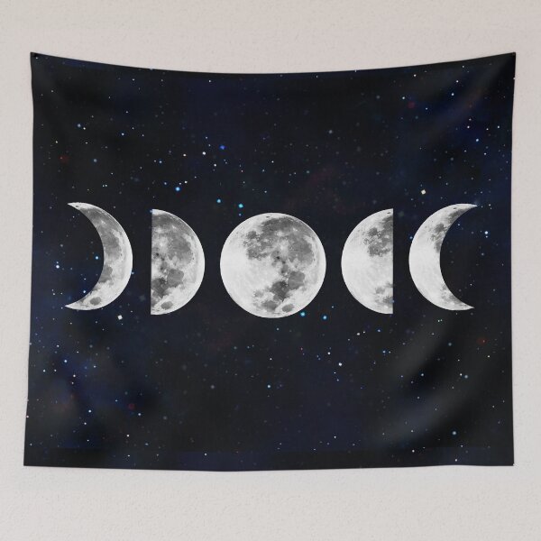 Item preview, Phases of the Moon Galaxy designed and sold by Julie Erin Designs.