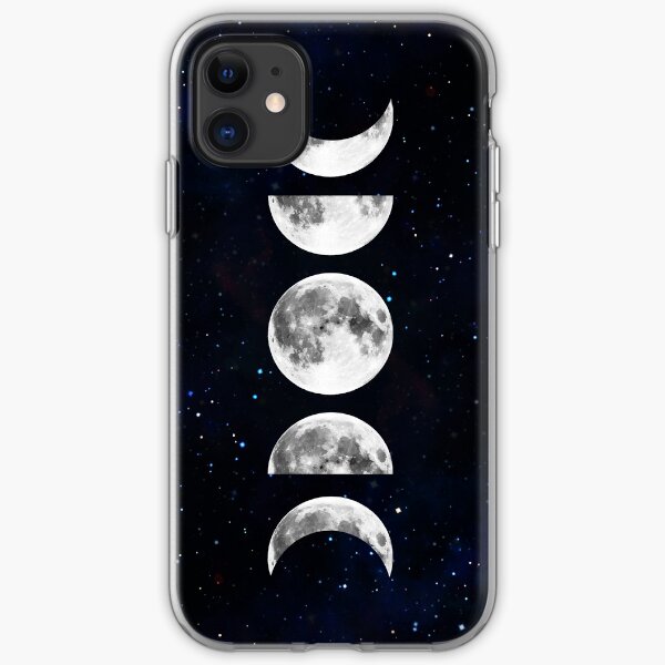 Phases of the Moon Galaxy iPhone Soft Case