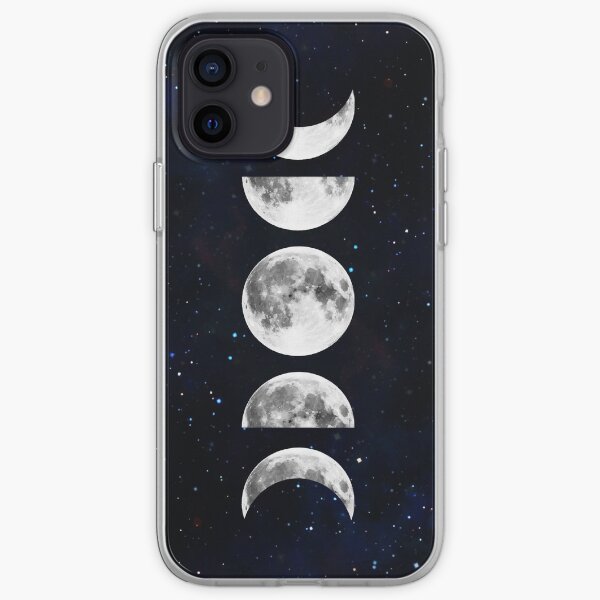 Phases of the Moon Galaxy iPhone Soft Case