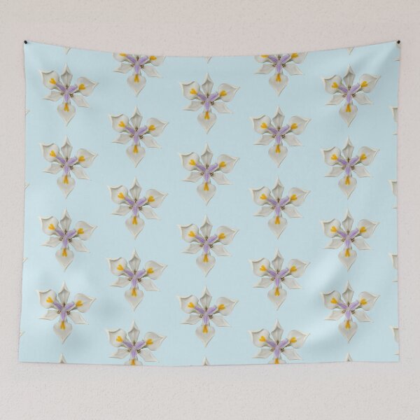 Item preview, African Iris on light blue designed and sold by quentinjlang.