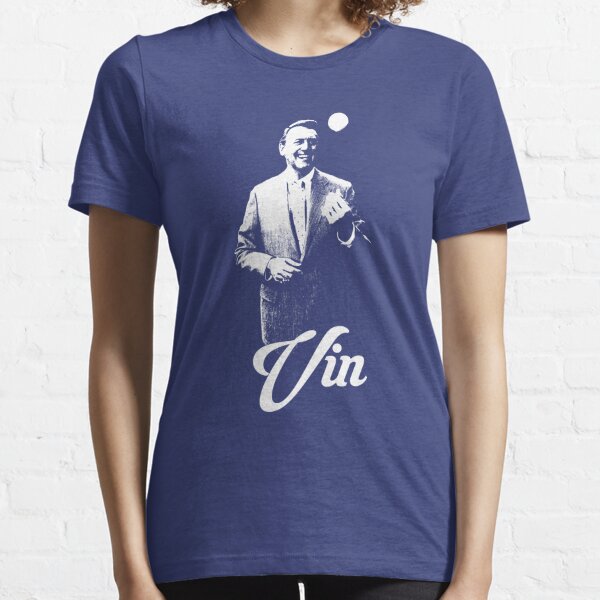 Los Angeles Baseball Fans Apparel | VIN Scully Tribute Shirt | Buy Gear for La Baseball Fans 5XL / Short Sleeve / Blue