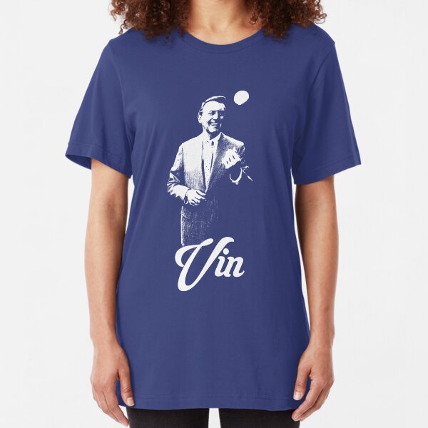 Vin Scully - The Voice of LA Slim Fit T-Shirt