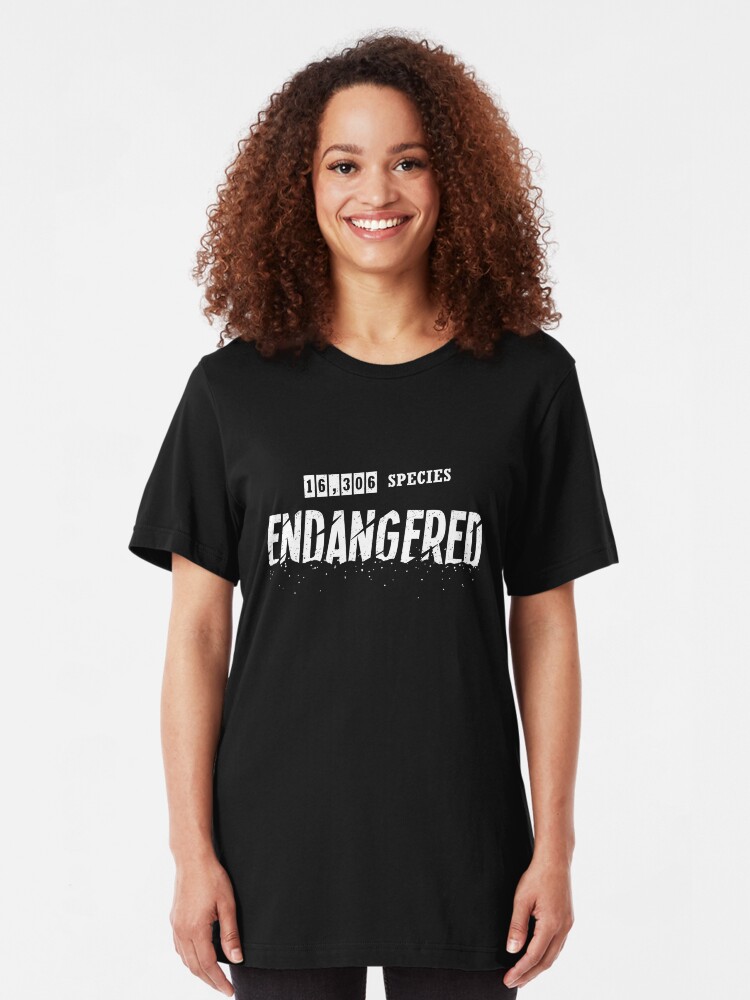 Alternate view of 16,306 Endangered Species Slim Fit T-Shirt