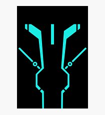 Blue Tronic Photographic Print