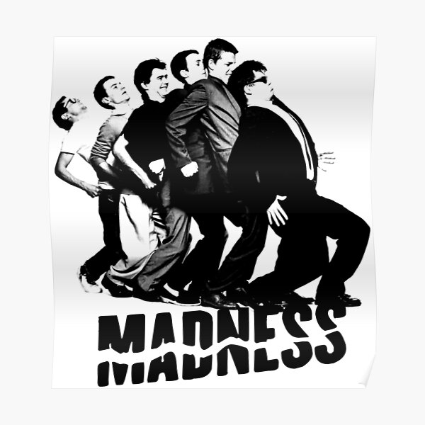 Madness&amp;quot; Poster by fontastic | Redbubble