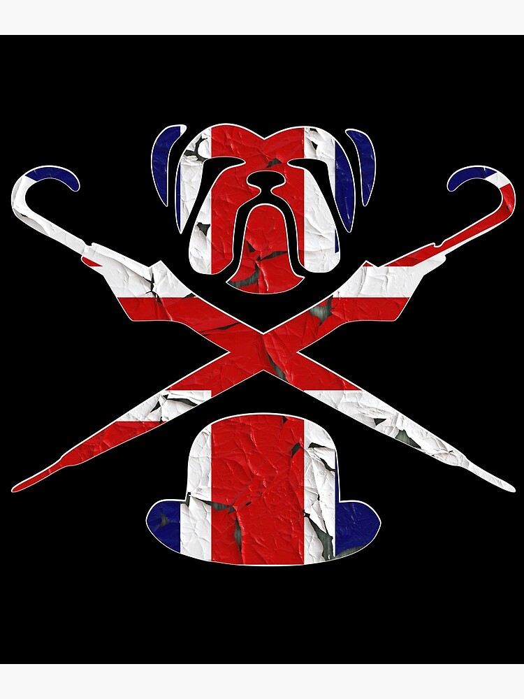 union jack umbrella hat