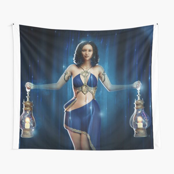 Libra (Female) Tapestry