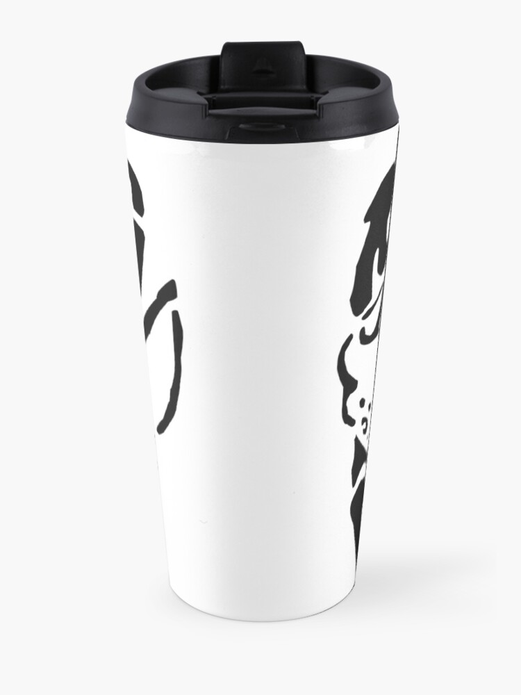 Alternate view of Band Stencil - Black Travel Mug