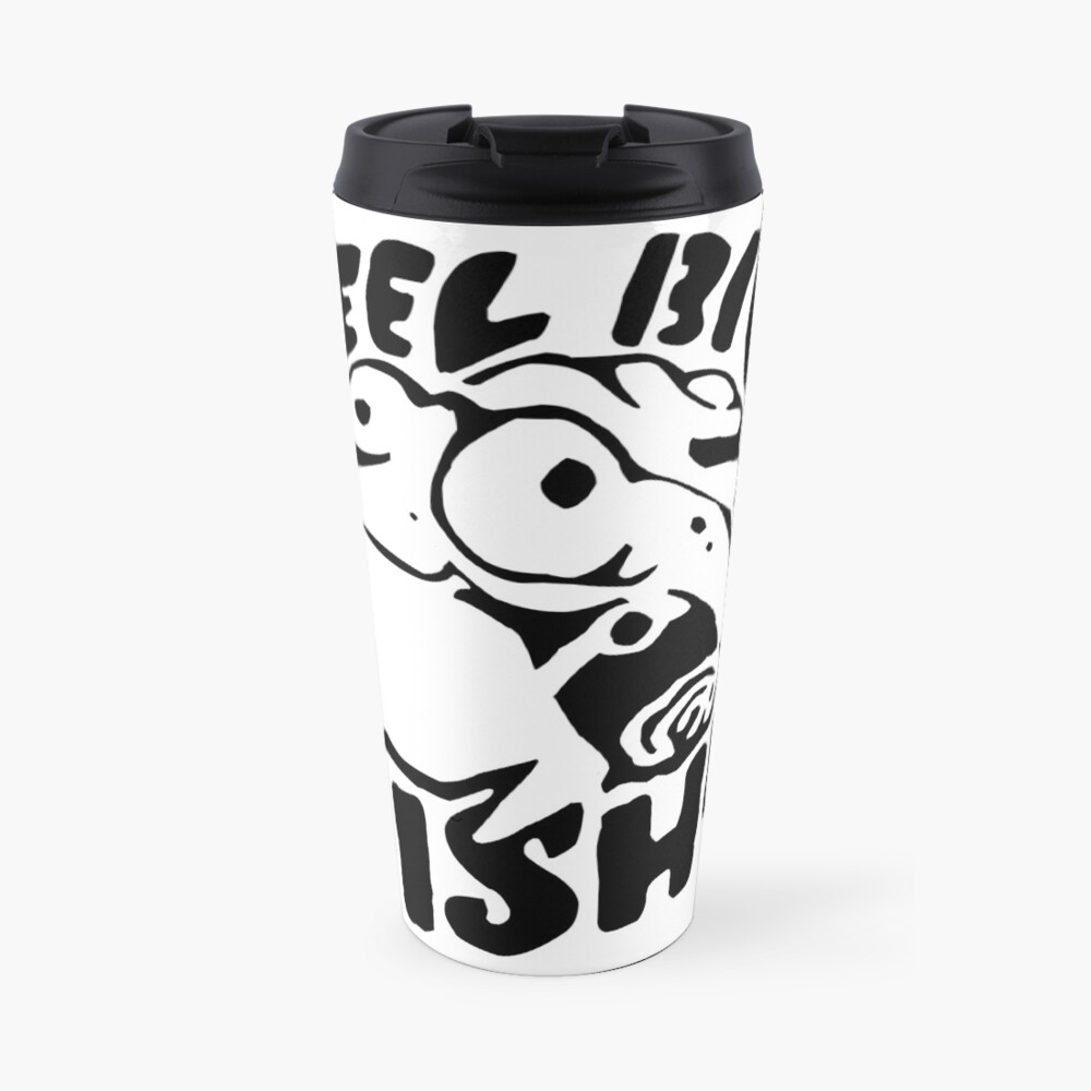 Band Stencil - Black Travel Mug