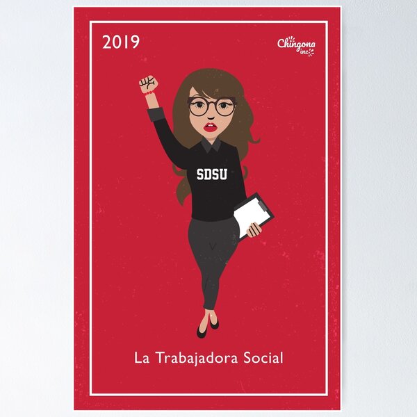 Item preview, La Trabajadora Social designed and sold by Viridiana Osio.