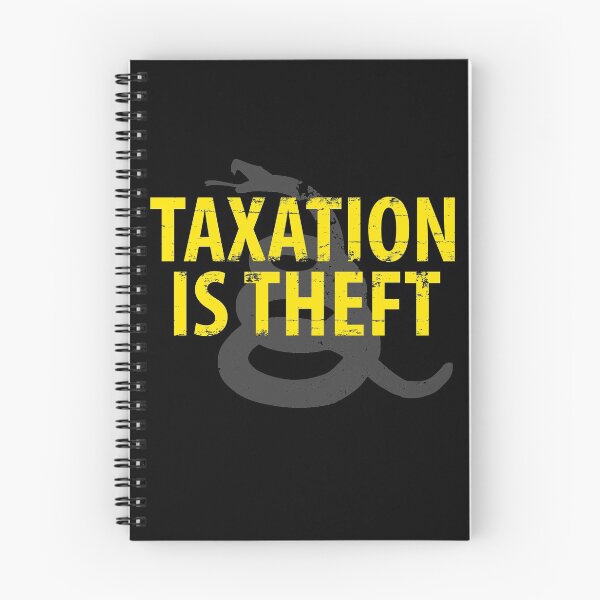 Item preview, Libertarian Gadsden Snake Snek Taxation Is Theft  designed and sold by dvanenglehoven.