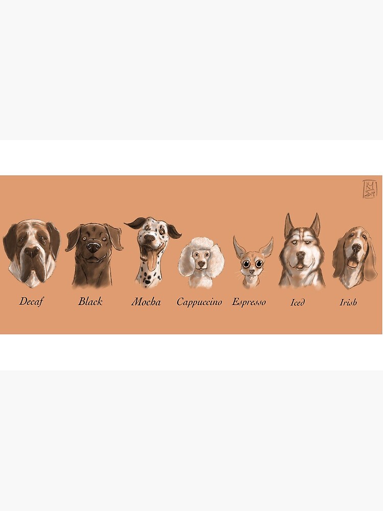 Thumbnail 6 of 6, Coffee Mug, Coffee Dogs (Tan) designed and sold by Kmadden2004.