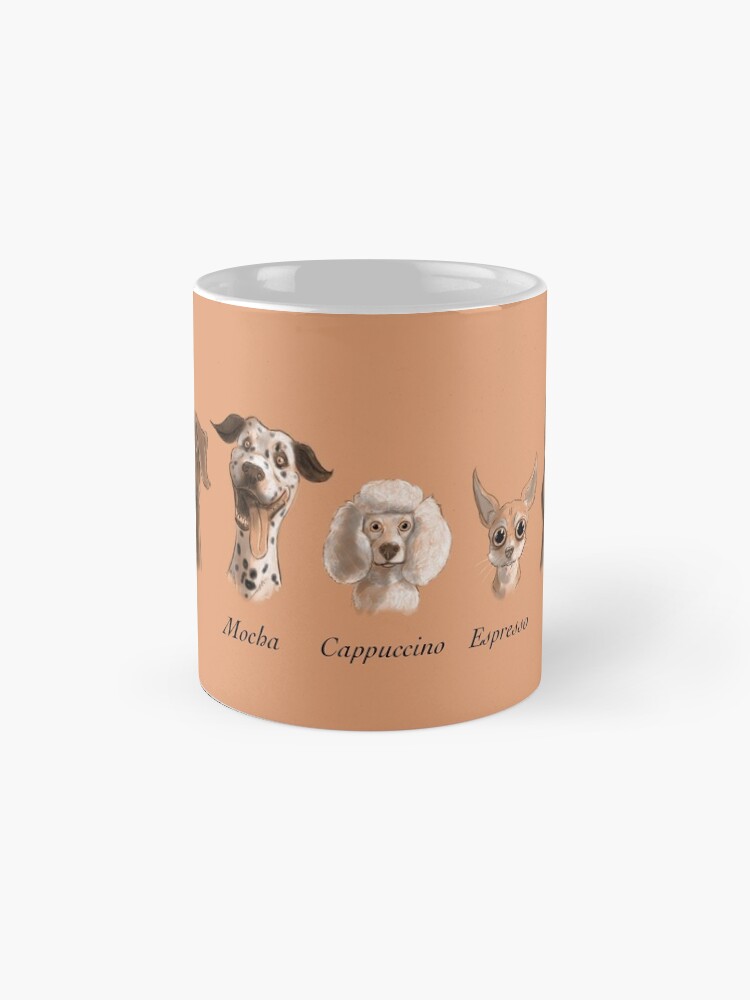 Thumbnail 4 of 6, Coffee Mug, Coffee Dogs (Tan) designed and sold by Kmadden2004.