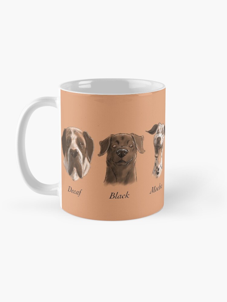 Thumbnail 3 of 6, Coffee Mug, Coffee Dogs (Tan) designed and sold by Kmadden2004.