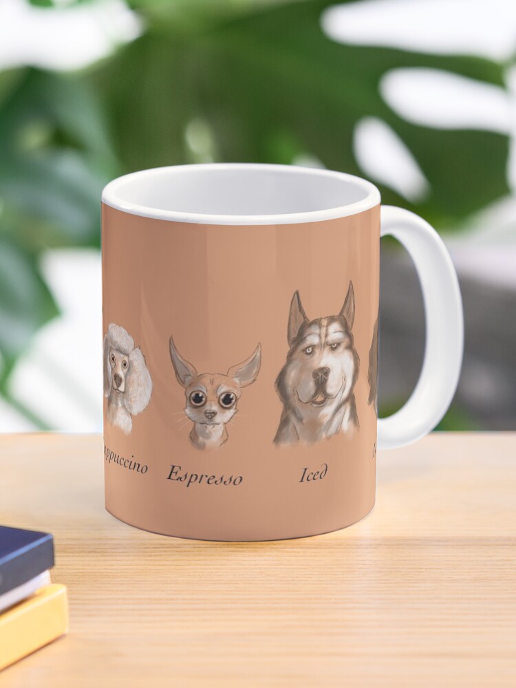 Thumbnail 1 of 6, Coffee Mug, Coffee Dogs (Tan) designed and sold by Kmadden2004.