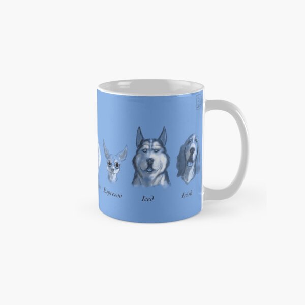 Coffee Dogs (Blue) Classic Mug