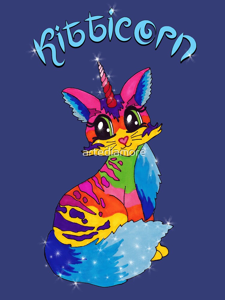 "Kitticorn 1" T-shirt by artediamore | Redbubble