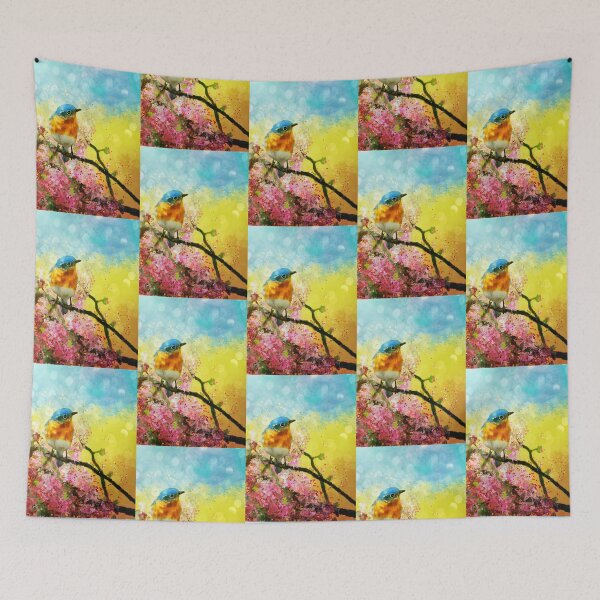 Item preview, A Bluebird On The Redbud designed and sold by Lois  Bryan.