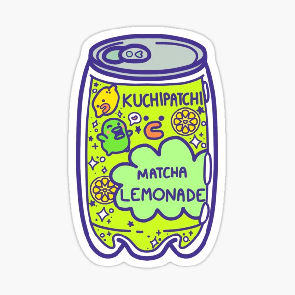 Vista previa del artículo con la obra «Kuchipatchi Matcha bebida de limonada», diseñado y vendido por rleanbean.