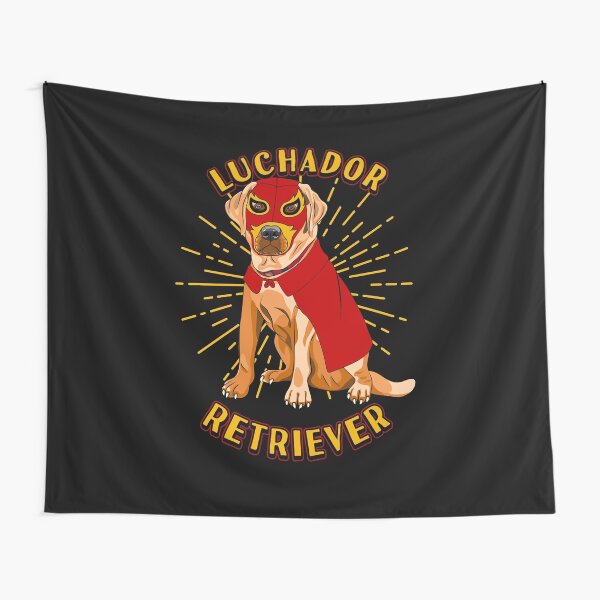 Item preview, Luchador Wrestler Lucha Libre Labrador Dog Humor designed and sold by Maria Garcia.