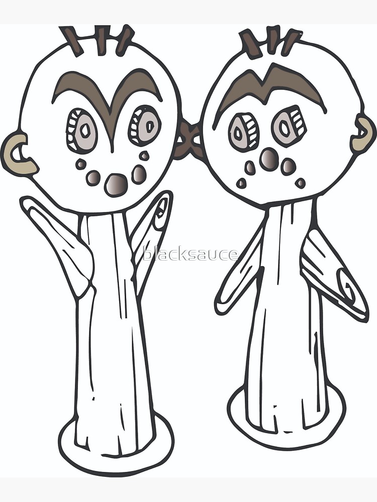 Thumbnail 3 of 3, Sticker, Balance to Life figures designed and sold by blacksauce.