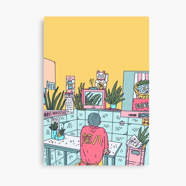 Neon Asia Canvas Print