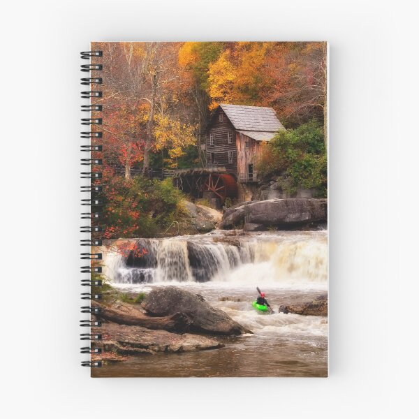 Item preview, Glade Creek Grist Mill in Autumn, Kayakers designed and sold by KellyHeaton.