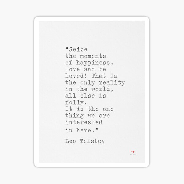 Leo Tolstoy Quotes Stickers Redbubble