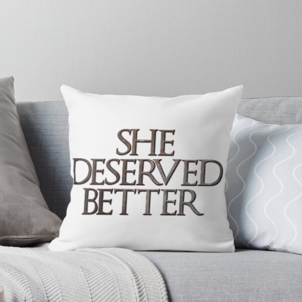 Item preview, She Deserved Better (White) designed and sold by myheadisaprison.