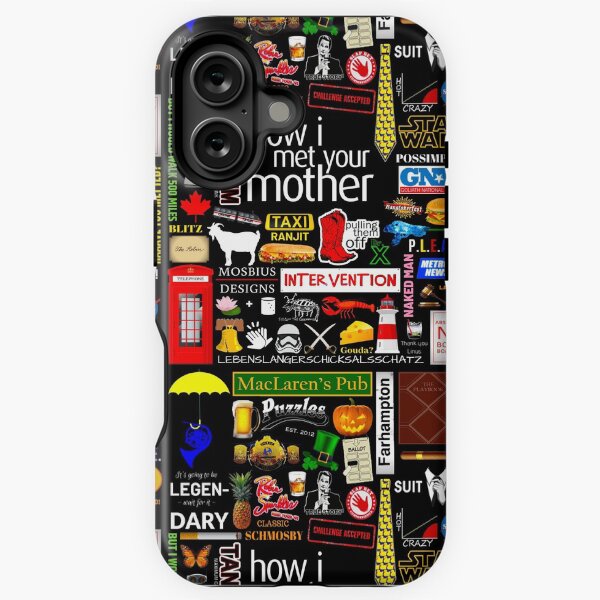 Item preview, How i Met Your Mother Collage Poster Iconographic - Infographic designed and sold by Della97.