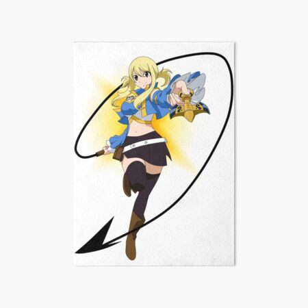 Lucy Heartfilia - Fairy Tail  Art Board Print for Sale by