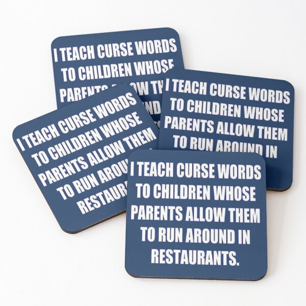 Item preview, Funny Sayings - I Teach Curse Words To Children - Funny designed and sold by VintageTeesNow.