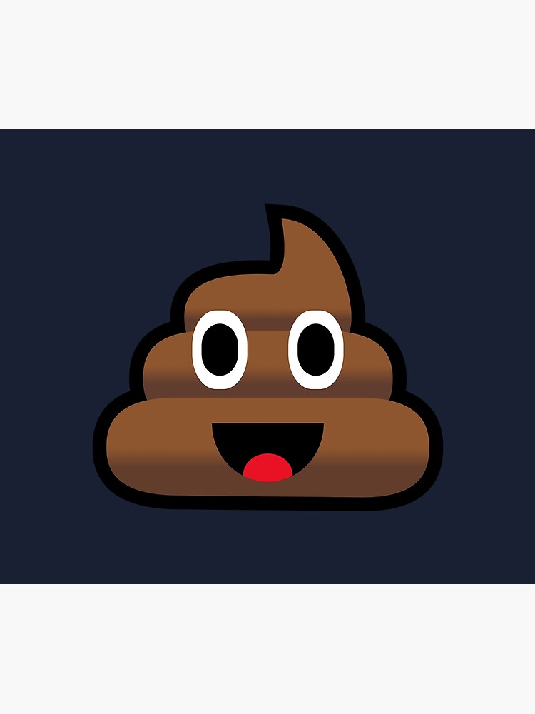 "Poop Emoji" Throw Blanket for Sale by Feelklin Redbubble