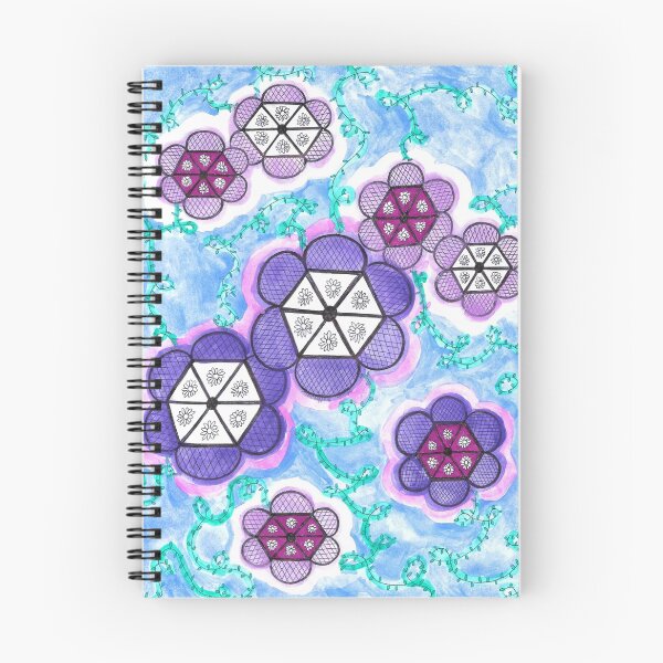 Item preview, Hexagonal Flowers designed and sold by The Rage Garden.