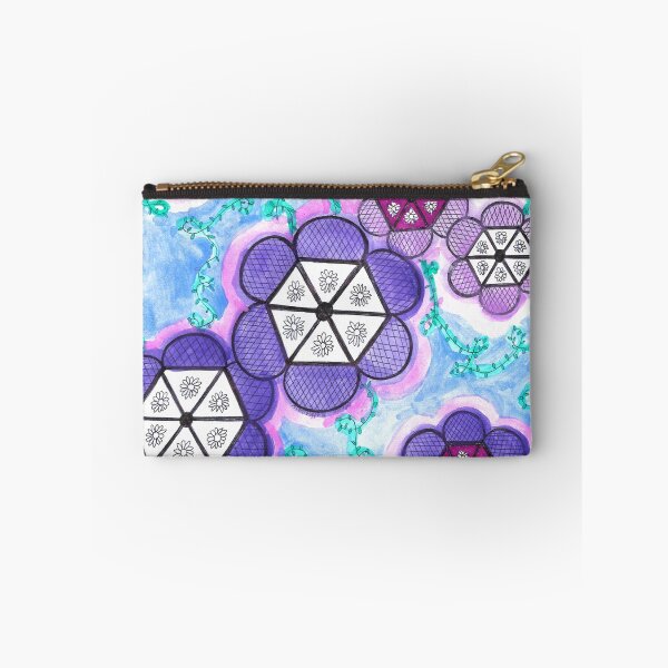Item preview, Hexagonal Flowers designed and sold by The Rage Garden.