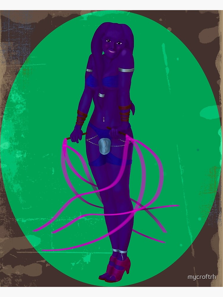 Twi'lek Dancing Girl Pinup" Poster for Sale by mycroftrh | Redbubble