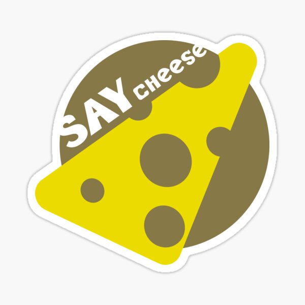 Say Cheese Sticker