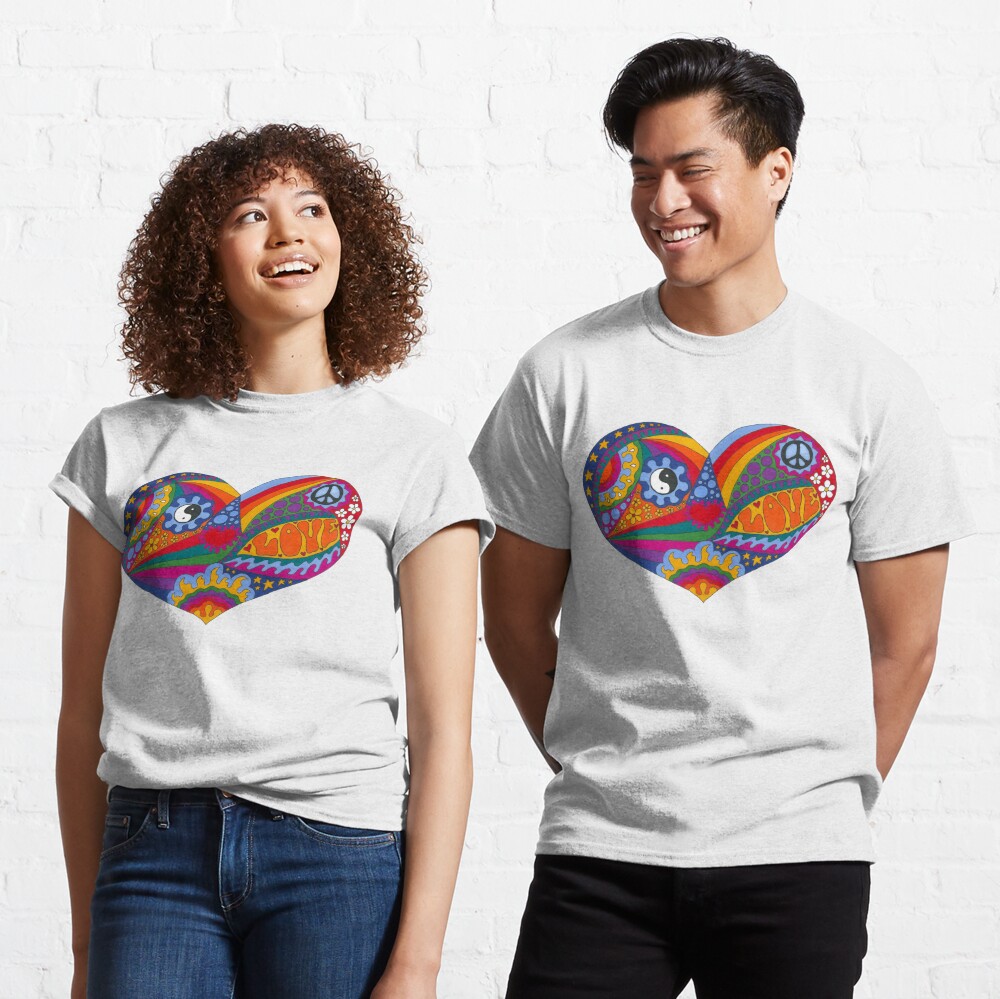 Psychedelic Flower Power Essential T-Shirt for Sale by Kellie Espie