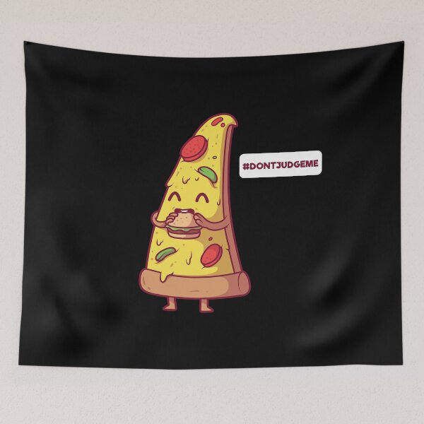 Item preview, #DontJudgeMe - Funny Junk Food Pizza Slice designed and sold by PrintPress.